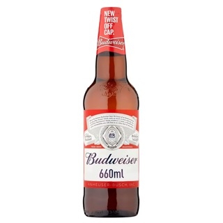Budweiser 660ml ABV 5%