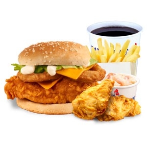 Double Ringer Fillet of Fire Plus Meal